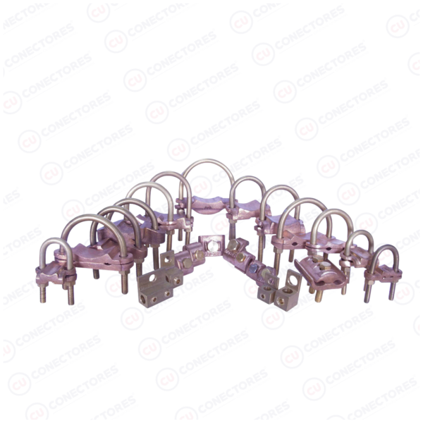 Conector Mecánico en cobre tipo GARTubo: 4” . Calibre conductor: 4 Sol - 2/0 Awg