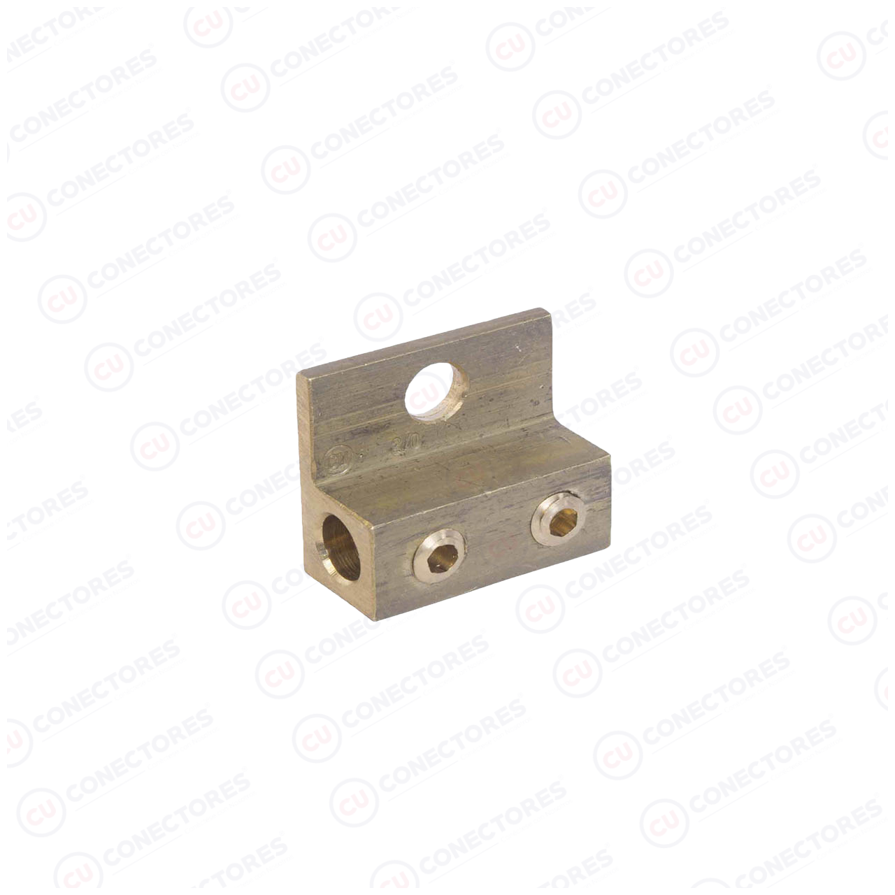 Mechanical connector Bristol type Frontal two holes 250 Kcmil